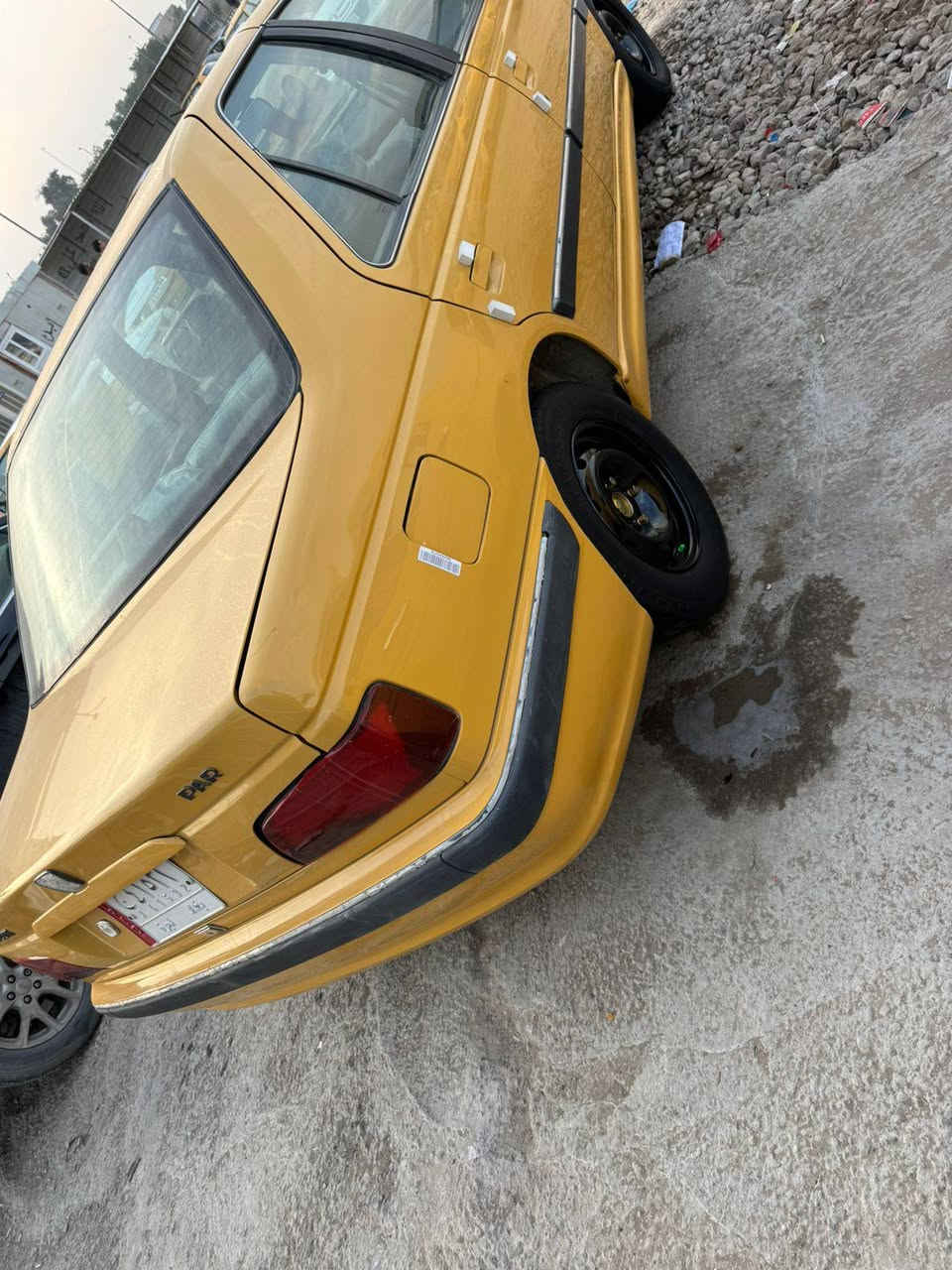 السلام عليكم بيجو بارص 15 مكينه كير حداديه مكفوله سياره جديده وضع الشركه تخم تاير  كلج جديد مصفره هيه وغرامات مكنها بغداد مدينه الصدر *********** السعر و52 بيها مجال بسيط
