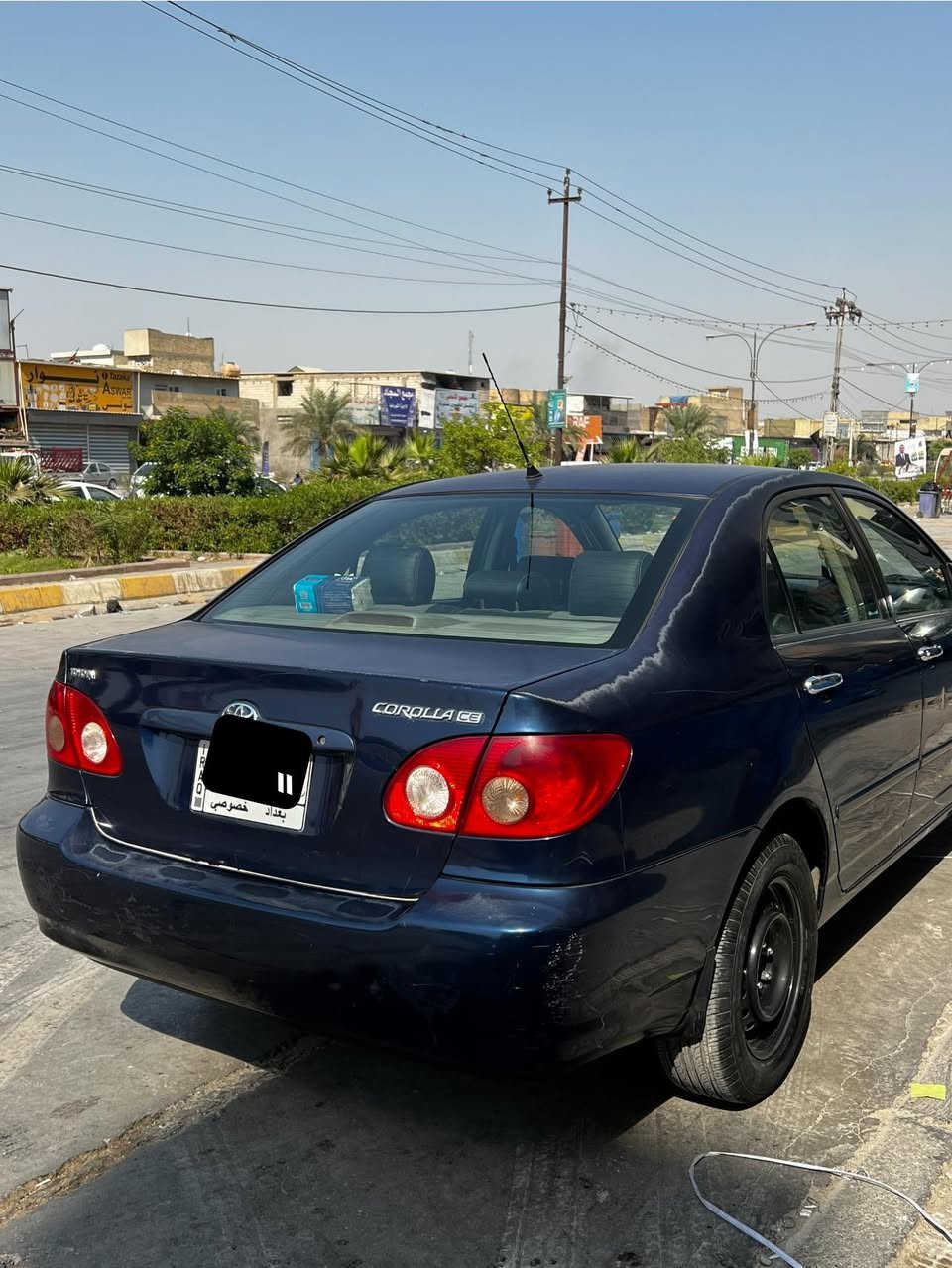 السلام عليكم ورحمة
الله وبركاته
من رخصة الادمن
كورولا نحلة 2008
 ماشية 125 مايل
 وارد امريكي الرقم بغداد 
المحرك 1800 
المكان بغداد الكاظميه
*********** واتساب السعر 88
