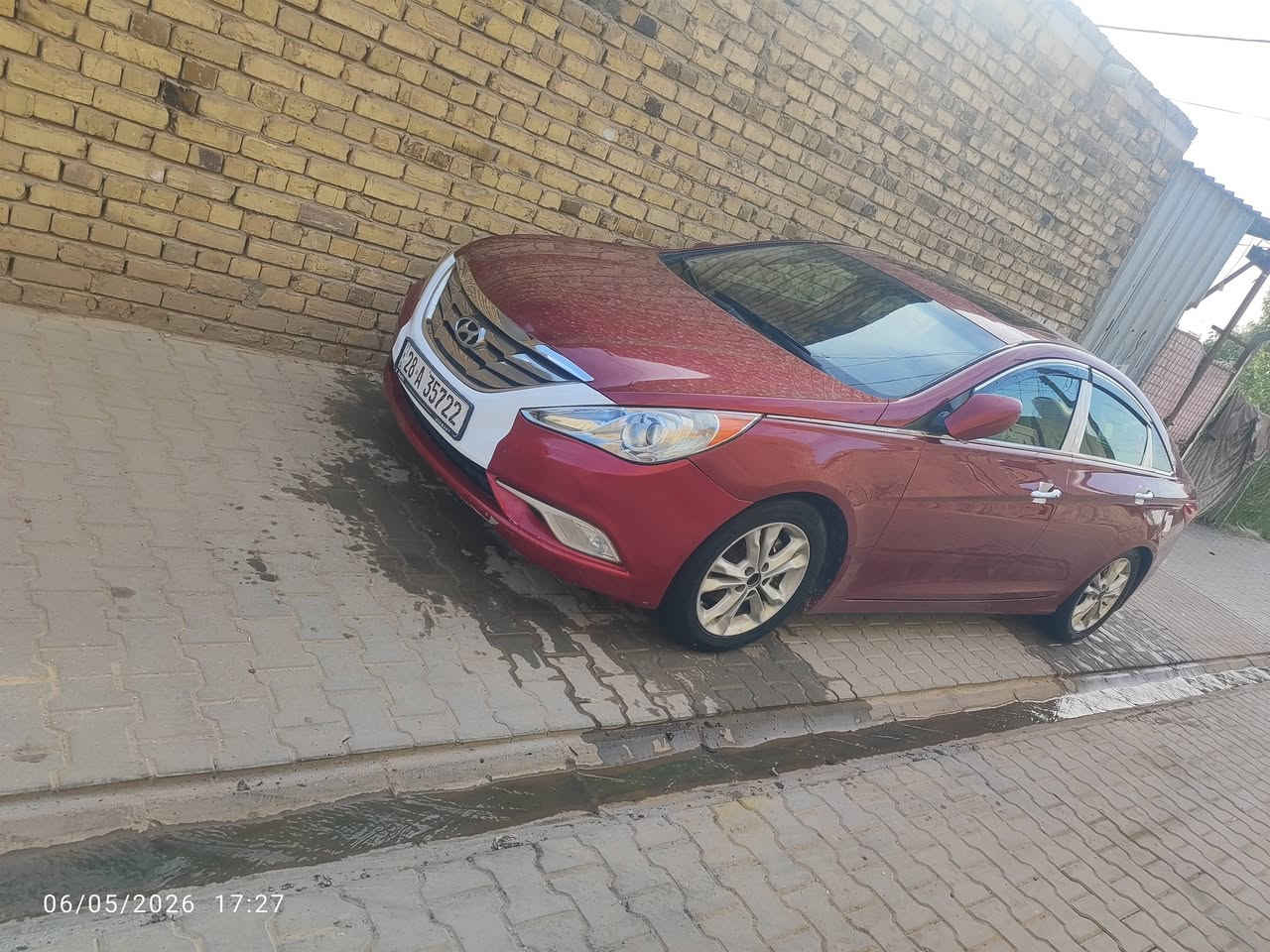 السلام عليكم سوناته 11 فول للاخير وجاهزه امريكي ضربتها هلال جاملغ الخلفي وشويه من الباب الخلفي مكينه كير حداديه تايرات تبريد كلها جاهزه بسمي نجف انكليزي 94 وبيها شويه مجال للشراي *********** واذا مراوس النترا راس الثور سنتافي سورنتو  شاهينه مناسبه مكان كوفه  علما سيارة جديده واحله من الصوره
