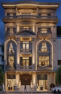 تصميم واجهة • بناية سكنية • الكوت