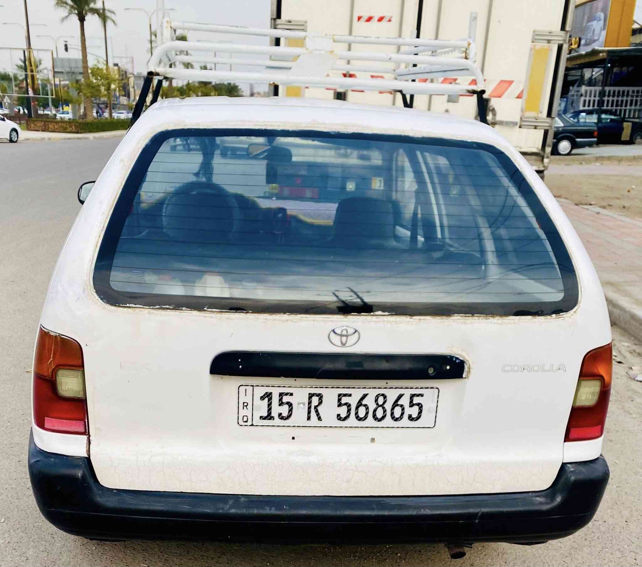 السلام عليكم 
كورلا ستيشن تويوتا  1994سنويه بسمي بسمي رقم انبار الدولي هزه جديده ل2028
 كير مكينه كارتون مال حاويه قبل كم يوم شادهن صدر خلفي امامي جديد الارضيه مدوشمه جلد والقماره جلد مدوشمه والبطائن مدوشمه جلد
كهربائيات كلها شغله مابيها خياس تخم تاير جديد منظومه مال بانزين كل جديد سياره بلاديه مابيها صبغ (ملاحظه السياره ورك من الخلف )سعرها 47$ وبيها مجال مكاني الانبار فلوجه ‭

‭0787 914 3727‬ بي واتساب
‭0750 540 3846‬
