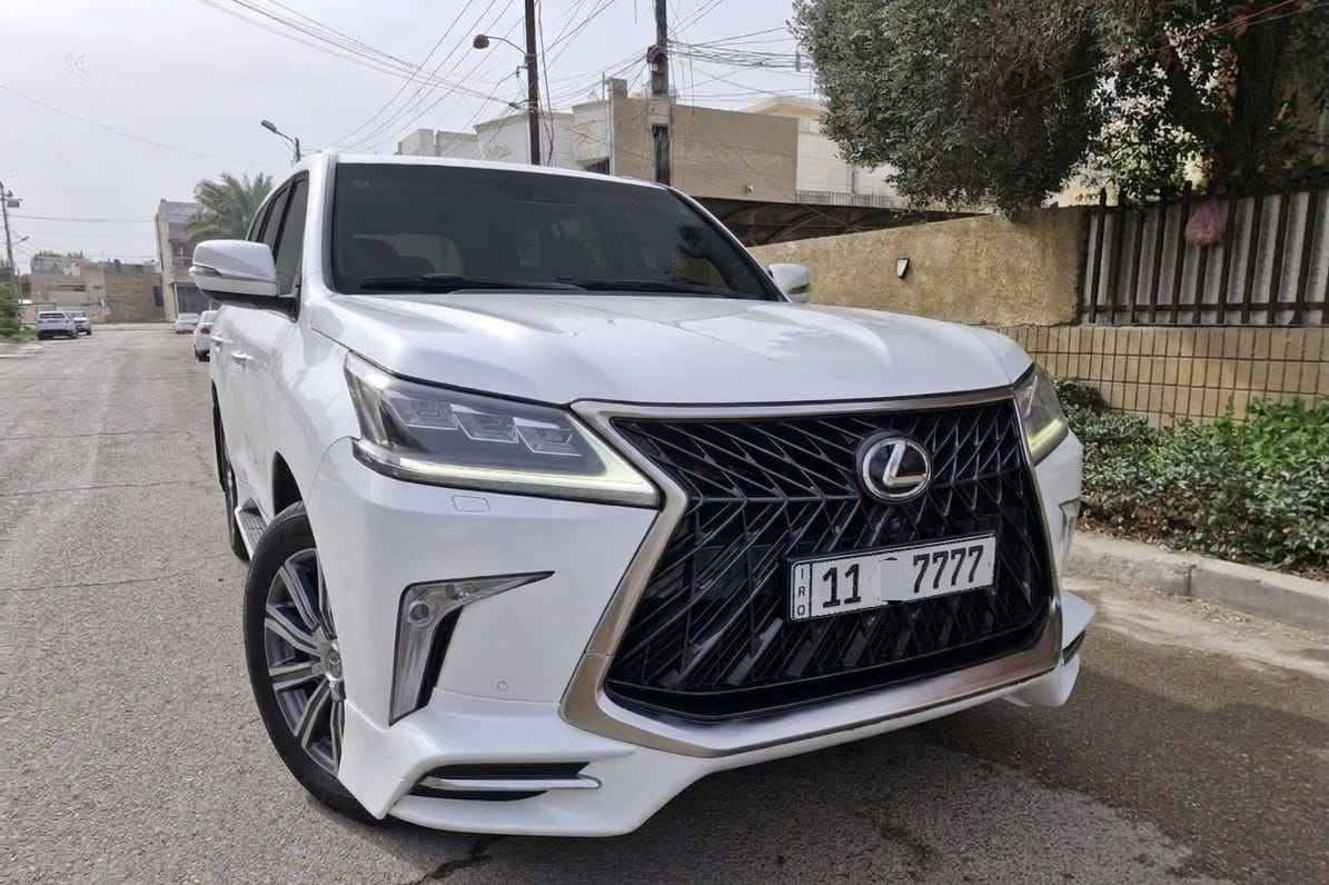 🚗 للبيع: لكزز LX570 سبورت بلاس  بريم اصلي باب اول موديل 2016 🚗
موديل: 2016
الفئة: سبورت بلاس (خليجي) 
رقم: بغداد – باسمي 
الحالة: مكفولة ما عدا جزء صغير صبغ بالدعامية الخلفية
السيارة نظيفة جداً وبحالة ممتازة
جاهزة للفحص بأي مكان
📍 الموقع: بغداد
📞 للاستفسار والتواصل ***********

ملاحظة:: الرقم مو وياها بغداد, العراق
