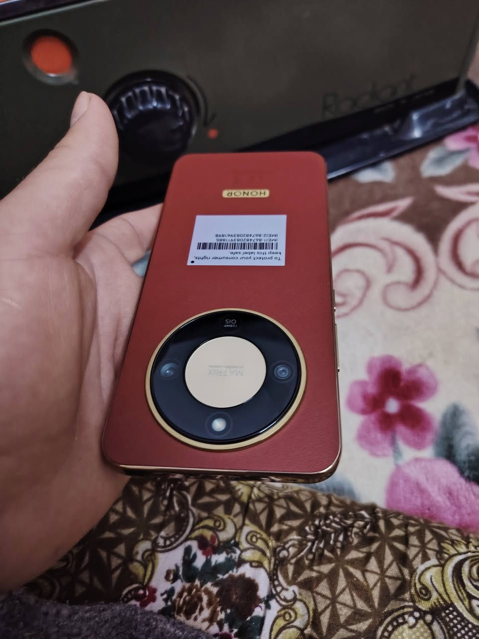 سلام عليكم جايبلكم قطعه اخو الجديد مستخدم يومين هونار x9D قراضو جاهزه ويا الكارتون ول شاهنه 85واط ودبوس الشريها  شرط الجهاز مامفتوح ولا مبدل بي شي ضمان مده الحيه مواصفاتو   الجهاز العامه كامرتو 108ميكه بكسل بطريه عملاقه تجي 8300واط ضد المي ول غبار يجي دبل شريها ويدعم شريحه الكترونيه الجهاز مواصفاتو عملاقه يدعم الذكاء الاصطناعي سعرو380وبي مجال شي بصيط   الي عاجبه الجهاز هاذه رقمي للستفسار كوراك ***********اسيا***********
