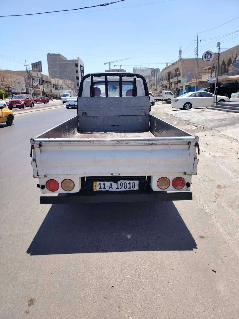 سلام عليكم
كيا حمل موديل 2009  للبيع رقم بغداد انجليزي تحويل ثاني يوم مكفوله من ضربه وصبغ مكينه لاتبخير ولا تنقيص سياره جديده شاصي رقم شاصي كله مكفول  السعر 85 وبيه مجال مكان السياره بغداد تقاطع درويش اتصال ‏‪***********‬‏
