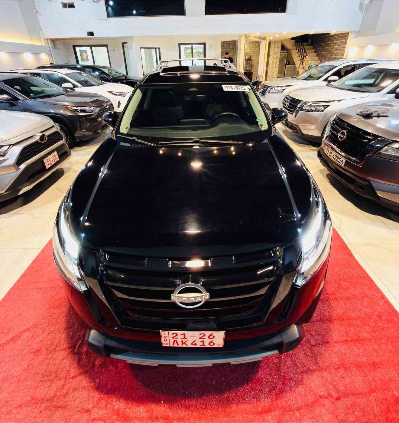 كاتي تترقم شمال فقط 

NISSAN PATHFINDER  2024 SL PLUS 

السعر اكتب كلمة (السعر) 🔰 💵💲
اللون:  اسود

الموديل : 2024

نوع المحرك : 6 سلندر (3.5L) 

عداد المسافه:16 الف مايل 

الضرر: كما موضح بالصورة.  
صور الحادث السياره بدون تبديل بدون دواخل شرط+ رقم الشاصي مرفقه في المنشور

بدون رقم وبشرط الترقيم ( اربيل - دهوك - سليمانية )

المواصفات: 

سقف بانوراما 
ستيرن تدفئه
خمس كاميرات (360)
بصمه تشغيل
بصمة اربع ابواب
تشغيل عن بعد 
كشنات VIP 
كشنات تدفئة 
ستيرن تدفئة 
كشنات كهرباء
رادار امامي
رادارات جانبيه
رادار خلفي
حساس خلفي
شاشه كبيرة
مانع انزلاق
كروز سرعه
هاند بريك بصمه
اوتو هولد
نظام ايكو نورمال سبورت
صندوق كهرباء
7 راكب

العنوان : كركوك حي الخضراء شارع المعارض 

معرض هشام الحمداني لتجارة السيارات 

للأتصال والأستفسار☎️☎️

***********
***********
***********
