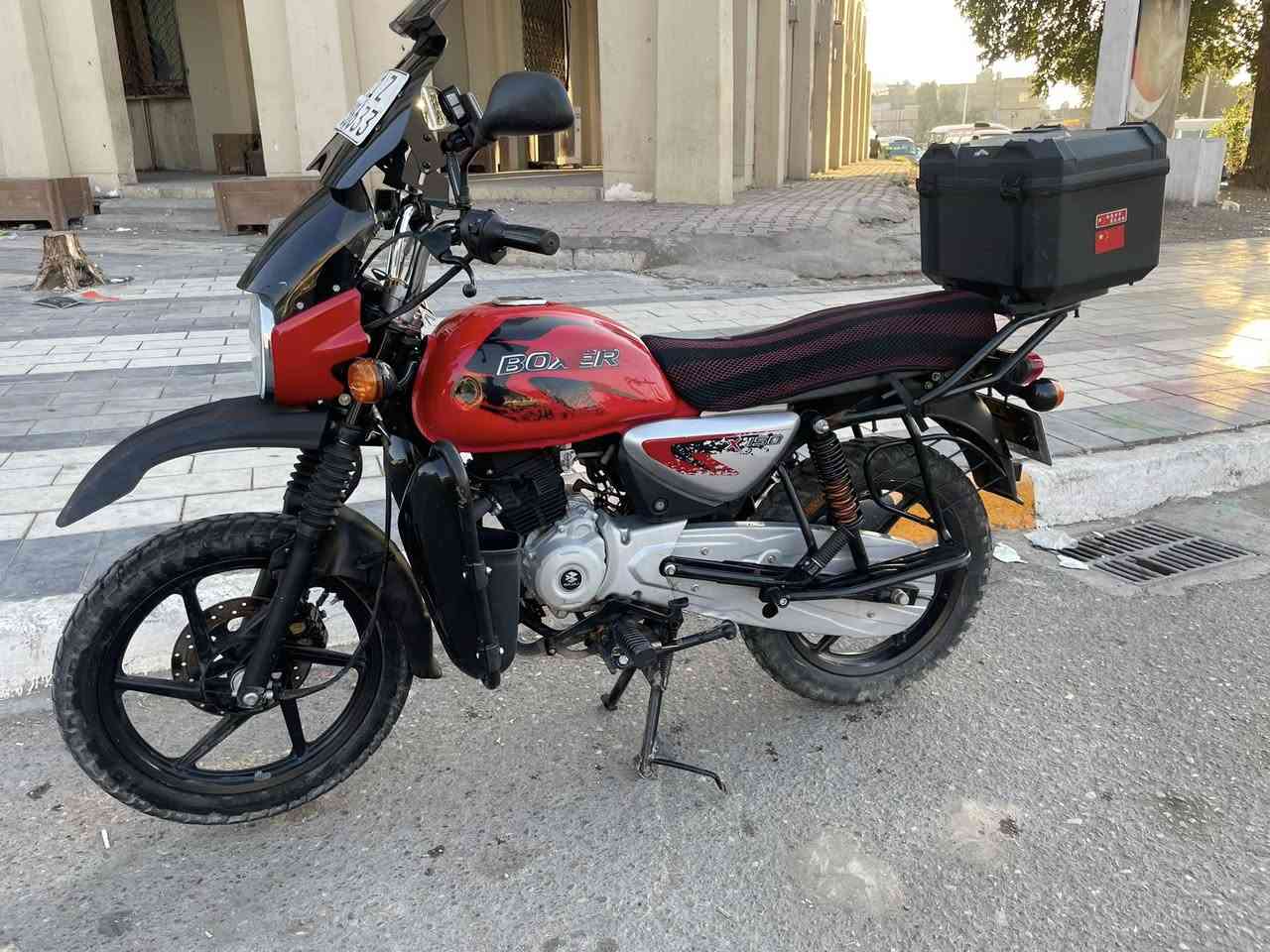 بوكسر جبلي ٢٠٢٣ مكفولة رقم بغداد هزة وسنوية جديد بـ اسمي تحويل ثاني يوم 
الدارجة ممشتغلة ديلفري مكينة بلادي ممفتوح 
مكاني شارع حيفا السعر ٢٦٥٠٠٠٠ الف
الاتصال ***********
