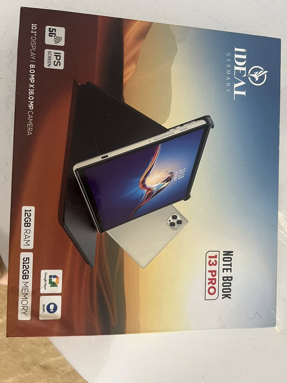 � للبيع جهاز تابلت Note Book 13 Pro 🔥
ماركة IDEAL GERMANY 🇩🇪
جهاز أنيق ومناسب للدراسة، التصفح، مشاهدة الأفلام، وبرامج التواصل 📱💻

📌 المواصفات:
✔ شاشة 10.1 إنج IPS
✔ يدعم 5G
✔ رام 12GB
✔ ذاكرة داخلية 512GB
✔ كاميرا 16MP + 8MP
✔ تصميم عصري وأداء ممتاز
✔ مناسب للاستخدام اليومي والألعاب الخفيفة

💰 السعر: 150 ألف دينار عراقي فقط

📍 الاسم: محمد فارس
📞 للحجز والاستفسار مراسلة الخاص
‏٠٧٧٣٧٨٤٠٥٠

✨ جهاز نظيف وسعر مناسب جداً مقابل المواصفات


**إذا كنت صاحب هذا الإعلان وتريد حذفه لأي سبب، رجاءا أرسل رسالة إلى الدعم الفني**