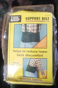 حزام ظهر • مستخدم • تفاصيل على الغلاف