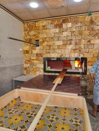 علي النجفي لبناء الافران الصمون الحجري وبناء التنانير بكافه انواعه للت...