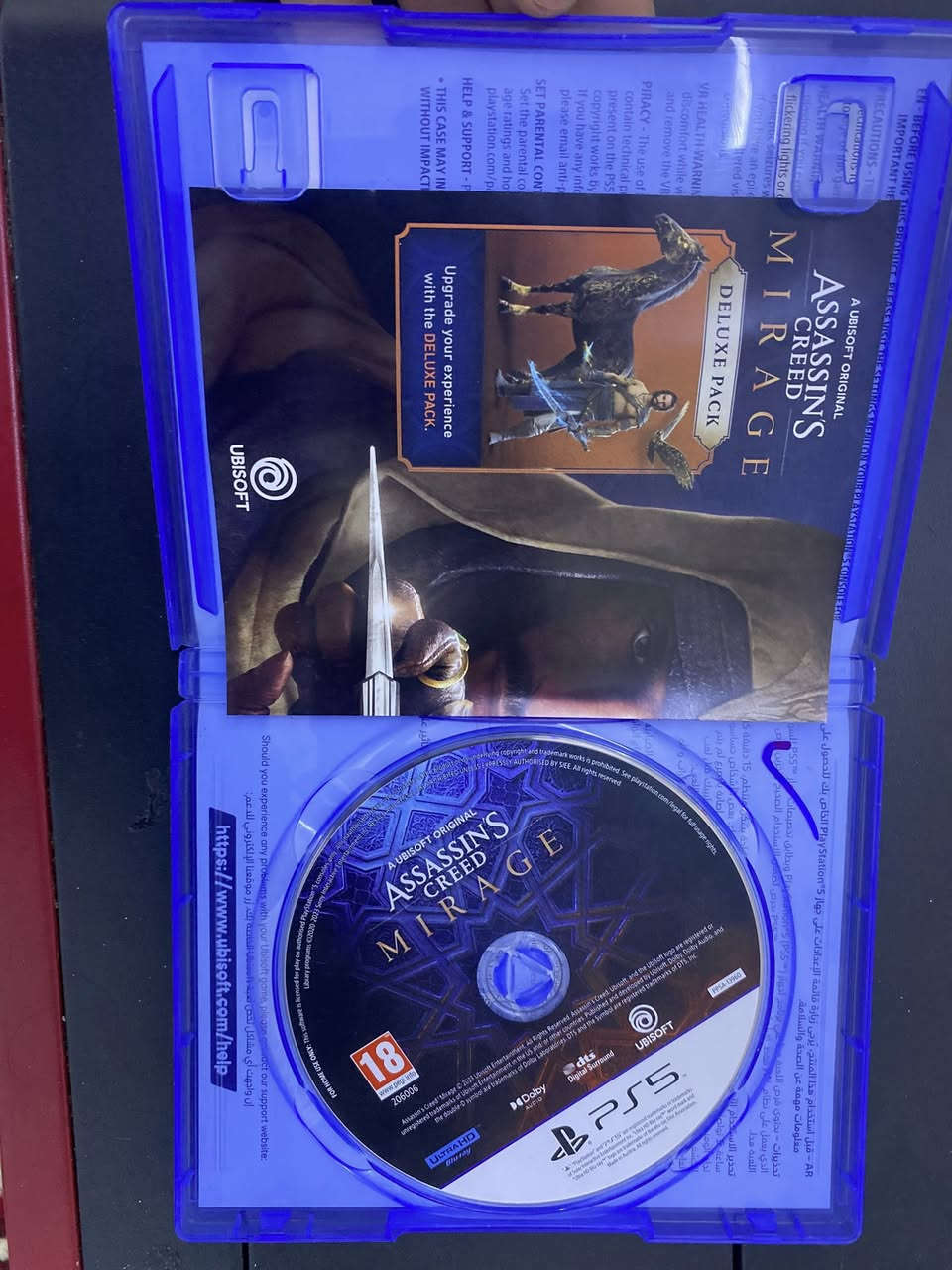 سلام عليكم 
عندي قرص اساسن كريد ميراج نسخه بغداد 
معربه بلكامل هاي كدامكم نضافه القرص اي شخط مابي 

قيم وأخذ مكاني بغداد


**إذا كنت صاحب هذا الإعلان وتريد حذفه لأي سبب، رجاءا أرسل رسالة إلى الدعم الفني**