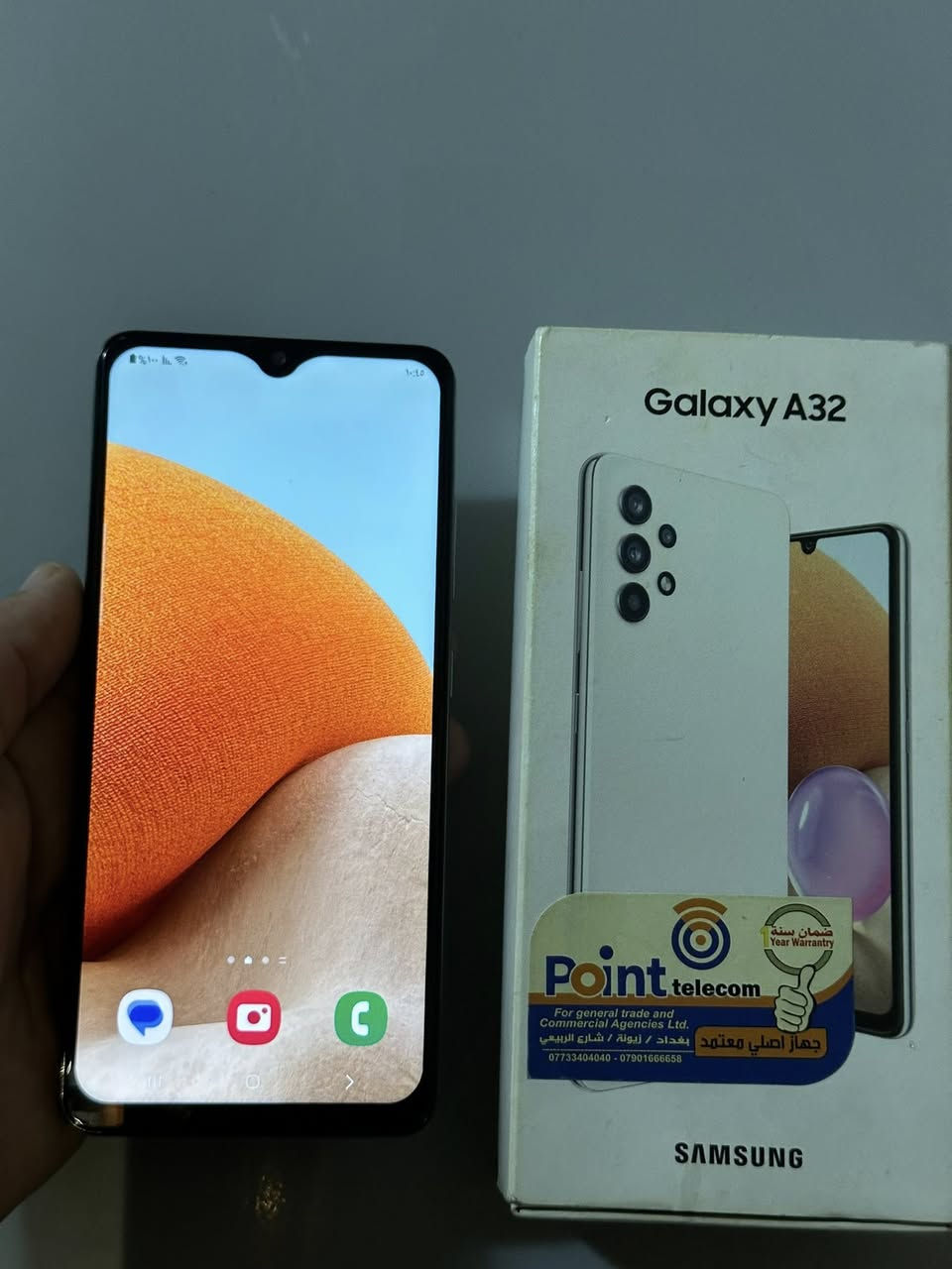 السلام عليكم
سامسونك A32 

جهاز نضيف جداً مثل ما جاي تشوفون 

ذاكره 128

كارتونه موجود ويا مثل ما واضح عدكم 

العنوان مدينه الصدر ق 43

السعر 90 الف وبي مجال للشراي 

الرقم ***********
