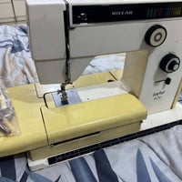 مكينه خياطة يابانية نوعيتها ريكار(تطريز+خياطه) سعرهه 150 وبيهه مجال   ...