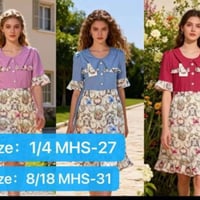 فستان عيد • 6-12 سنة • توصيل جميع المحافظات