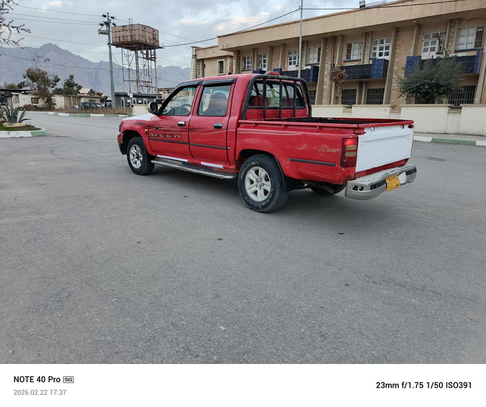 سەرەتابەناوی خوای گەورەو میهرەبان
فرۆشتنی خێرانمونەی جوانیوخاوێنی
ماڵی دەستی دۆست ماڵی کارو کەسابەت لۆک لۆک 
 پیکاب دێر  سوربەخ مۆدێل 2009هەم وگیانی مەزبوتەدەشبول مەرزییەویل کەپ مەنەفێس گێرومەکینەوئەکسلیو کارەبای ودەعم ولێدراوی بەشەرت ویل کەپە بەشەرتی فەحسی فیتەر سەیارەکەبەس ماشاڵای دەوێ یەک دەستەئی مەعرەزنییە زۆر خاوێن ماوەتە جام کارەبای
سەیارە تابڵێی توندوتۆڵ و مەزبوتە
تابڵێی بەڵمەت وبەکێشە تەزجیل بلوتوز ئایپات کامل جایز
کارەبای کامل وەک گیچەکانی برێل لایت ئیشارەت پاتری نۆێ فڵچە کامل مەزبوتە
شوێن رانییە  ژ.م*********** ڤایبەروەتس ئاپ لەسەرکۆرەکە رانية, السليمانية
