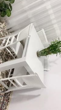 طاولة وكراسي • سفرة مستطيلة • لەڕانیە