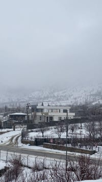 مزارع ميركبان • وسط ثلوج • عوائل وشباب