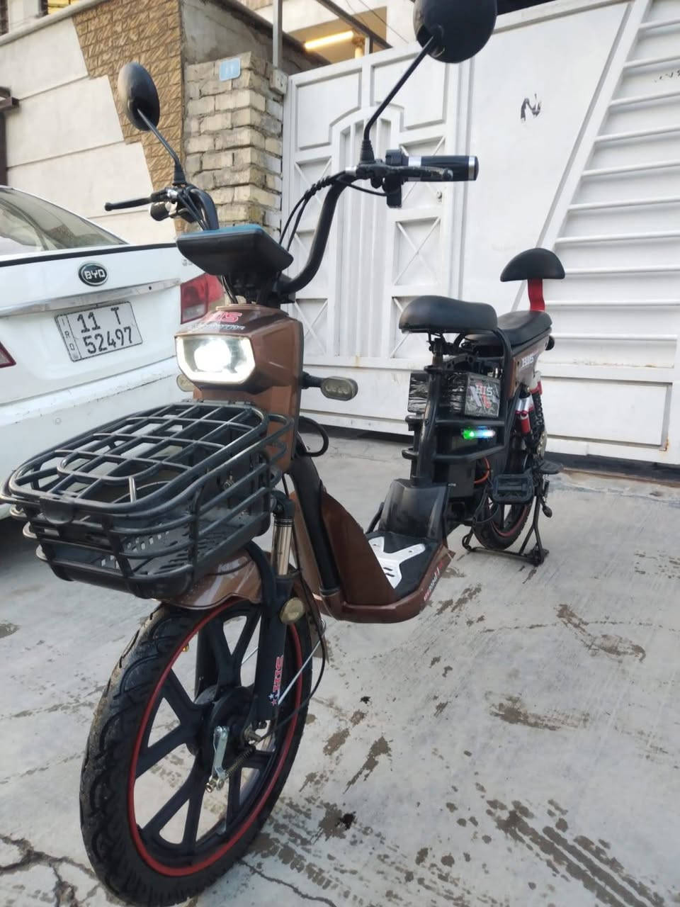 دراجه شحن للبيع السعر 325 وبيه مجال *********** موجود واتس 
النوع HIS 
اربع بطاريات 
الشاحنه الاصليه موجوده 
العنوان بغداد الشعب
