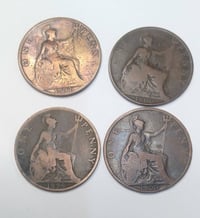 نظافة عالية • ٤ عملات • ملكة فكتوريا ١٨٩٧‑١٩٠٠