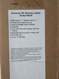 HP Victus 15 • RTX 4060 • رام 16GB