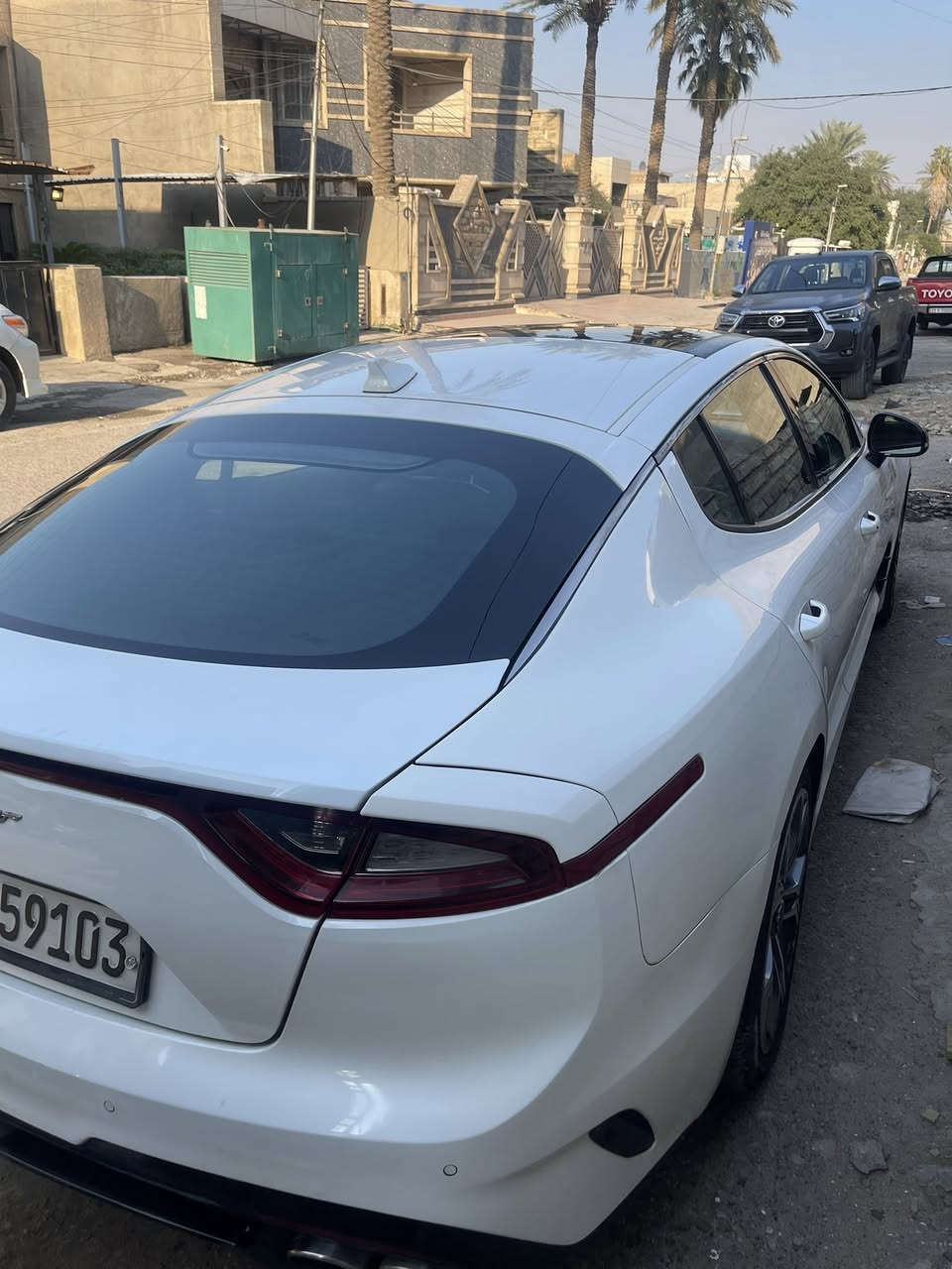 ستنكر 2018 6 سلندر المرغوب 3300 توين تيربو
رقم اربيل 
GT1
مواصفات قريبه على  فول
٥ وضعيات قيادة ( كومفورت - سبورت - نورمال - ايكو - كوستم )
تراكشن  انزلاق
اوتو هولد
اوتو ستوب
حساسات ٣٦٠ 
تدفئة ستيرن
تدفئة بلكشنات ثنينهن
شاشه كار بلي 
عدادات سرعه شاشه جبيره تعتبر دجتال 
قطعتين تبريد
مري شفط
مري قلاب
اشاير بلمري
دخول ذكي 
اناره داخليه ( متغير اللون من الشاشه) بلادية
ماشية 76 الف 
سنوية وهزه جديده بشهر بشهر ٧ سويتها
صدر امامي جديد تايرات جديده
حادثها جاملغ خلفي + جاملغ امامي  خفيف  طخطخات مصلحهن سونار موجود بدون شاصي بجمها مابي شي
عنواني بغداد شارع فلسطين 
رايدها 175$ الي يشوفها هواي يركب اغاتها ان شاءالله
***********
