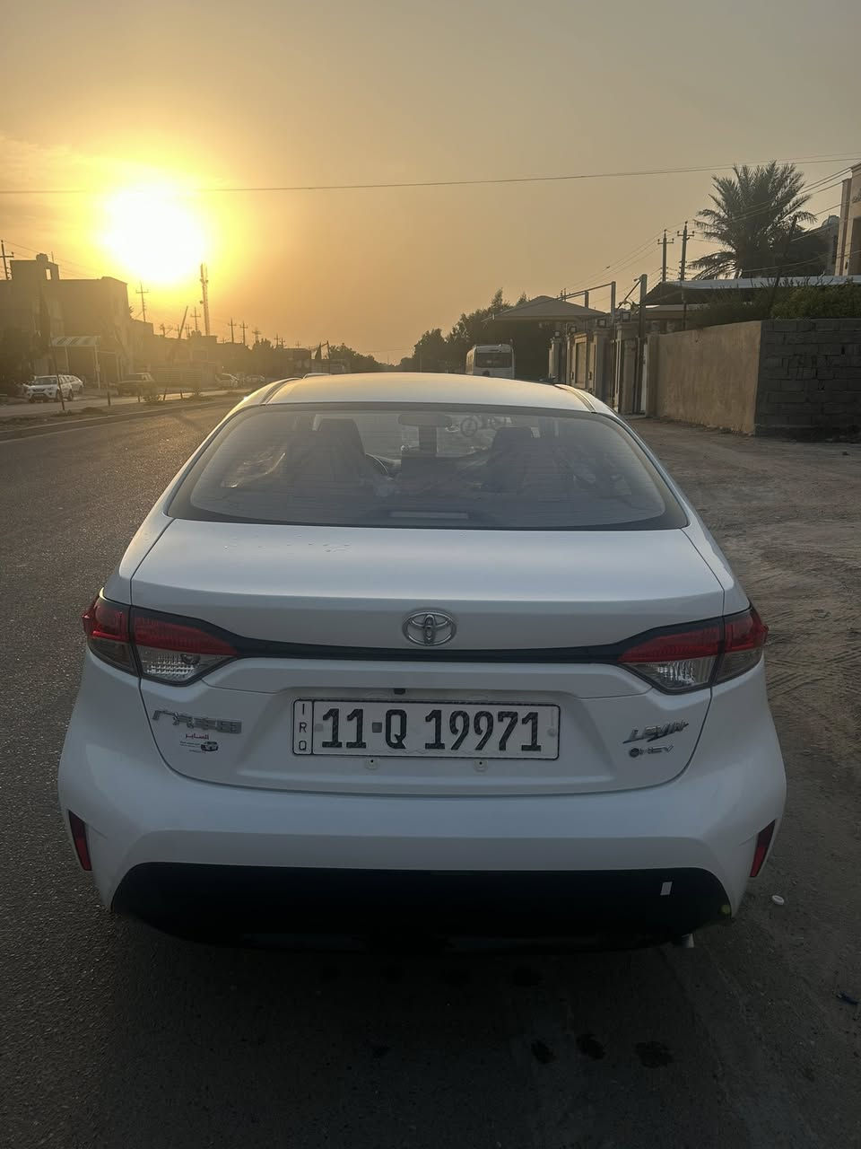 سلام عليكم …كورلا هايبرد موديل 2025اكلين بدون حادث
نزلتها صفر كيلو متر 
ماشيه 19 حقيقي 
مدوشمه عام 
مواصفات ..
بصمه 
فتحه 
دخول ذكي 
كامره خلفيه عدستين 
رادر 
ابل كار 
نضام نقطه عمياء 
نضام تحديد مسار. 
توقف ذكي 
اوتو هولد 
جام اوتو 
قطعتين تبريد 
شاشه 
3 انضمه قياده ايكو نورمال سبورت +هايبرد 

السعر 163$
مكان بغداد حي جهاد ..
الاستفسار ***********
