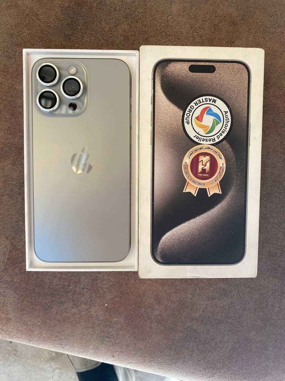 السلام عليكم
ايفون 15 برو ماكس

ذاكرة 256

بطارية98

عداد الدورة  177

الجاهز ماستر

وبعدة بل ضمان ينتهي ضمانة ب2026 شهر السابع

الجهاز كلش نضيف 

السعر مليون و175

عنواني بغداد

***********

