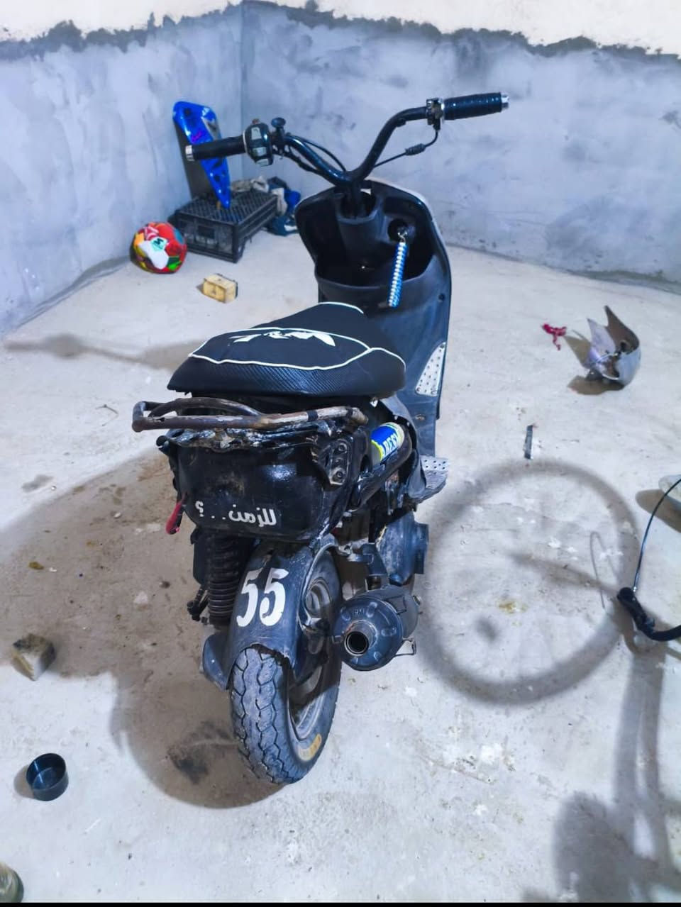 دراجه ماكس ملغولي مجوده 55 بالنجف شارع المطار بنزين خانه
***********
