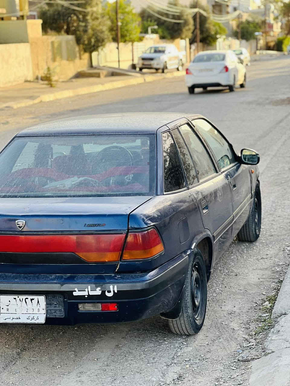 اسبرو 1996
محرك 1800مفتوح لاتنقيص لا تبخير 

تبريد نقص غاز شرط تدفه شغاله بس مو حاره راديتر تعبان جبته بعد ماشاده 

حداديه 80%100 تايرات 70%100

سياره مصبوغه عام جماليه كير تمام مابي شي 
سياره مابيها خياس

كهربائيات 100%100منضومه زنون وذاء اكو امراوس ب اوتماتيك هم يرهم سنويه عضم عاج منتهيه ب 2022 مكاني كركوك


**إذا كنت صاحب هذا الإعلان وتريد حذفه لأي سبب، رجاءا أرسل رسالة إلى الدعم الفني**