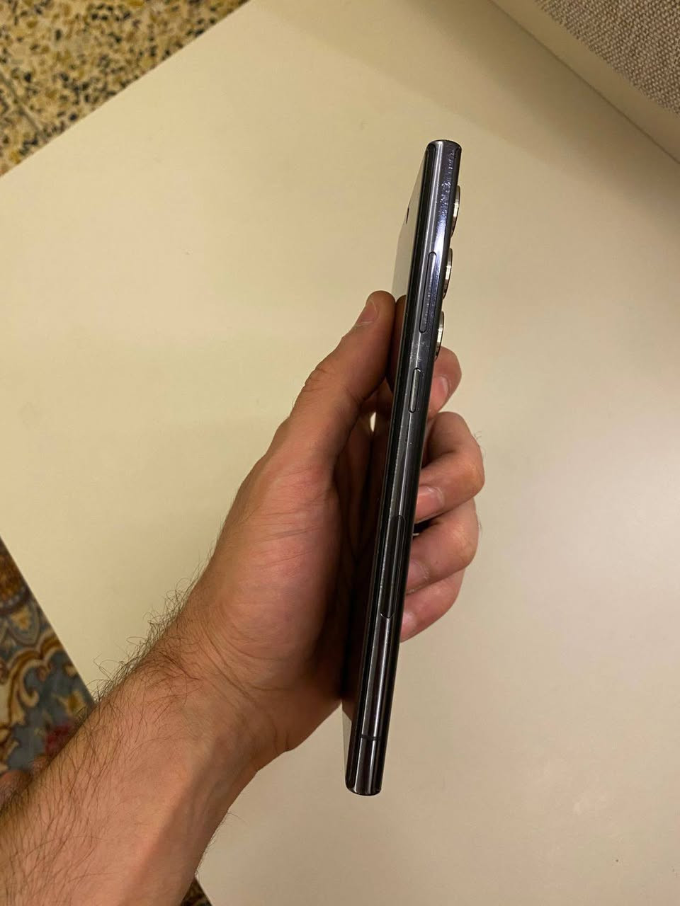 السلام عليكم شباب
الترا S22 ذاكره 256 
مكفول من كلشي نضيف جدآ بيع او مراوس واذا اكو ايفون مراوس افضل 

التفاصيل كامله بلصور الجهاز ياباني بضمان عين الفهد

للتواصل خاص مكاني بغداد السيديه قرب تقاطع درويش


**إذا كنت صاحب هذا الإعلان وتريد حذفه لأي سبب، رجاءا أرسل رسالة إلى الدعم الفني**