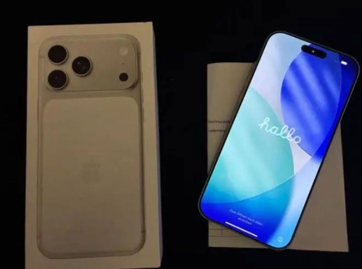 Ich verkaufe mein iPhone 17 Pro Max mit 512 GB und 100-mAh-Akku. Das Handy funktioniert einwandfrei. Preis: 700 €. Bei Interesse bitte privat melden.


**إذا كنت صاحب هذا الإعلان وتريد حذفه لأي سبب، رجاءا أرسل رسالة إلى الدعم الفني**