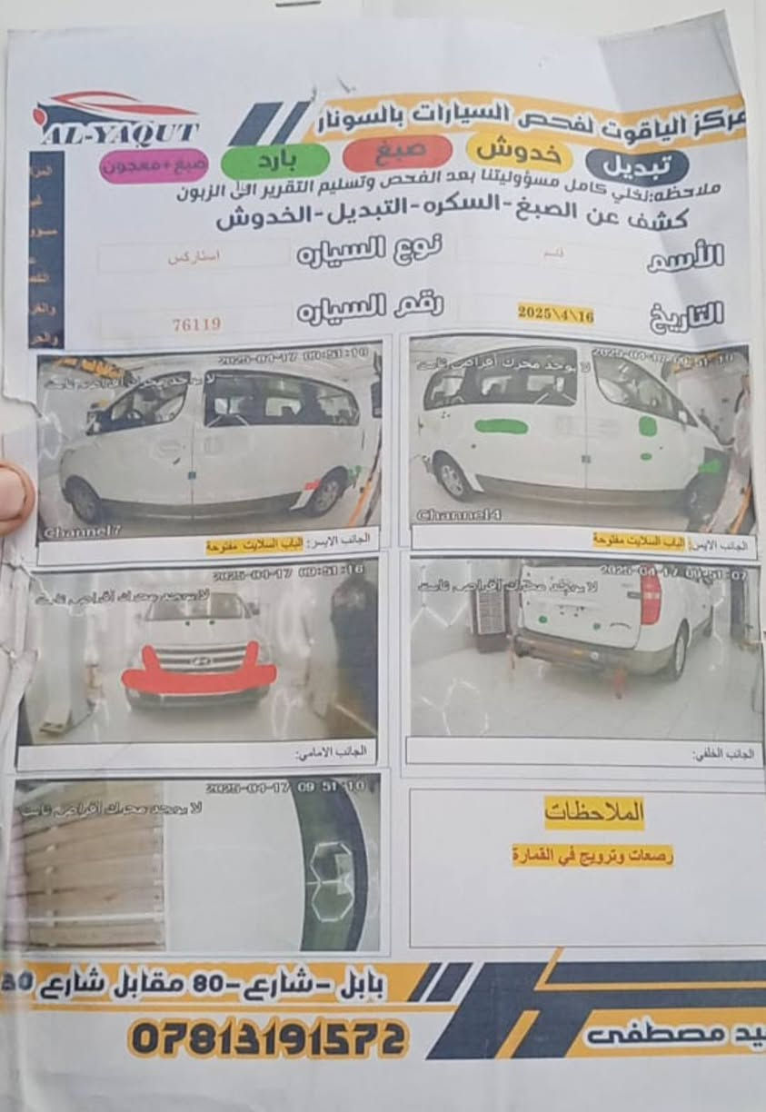 اسلام عليكم أستاركس موديل ٢٠١١ بغداد مكفوله  كفاله من محرك كير حداديه اسونار مرفق رقم الهاتف ***********
