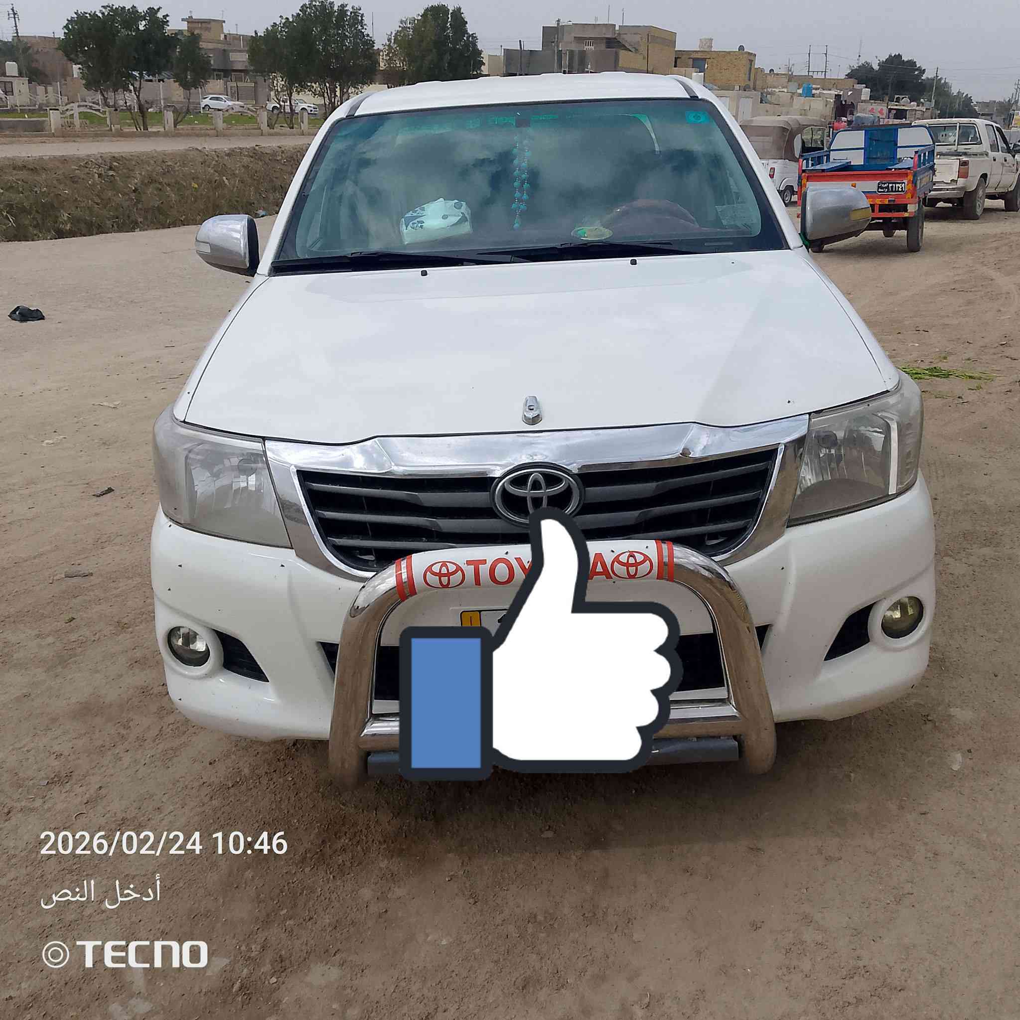 سلام عليكم سيارة للبيع هايلكوس
2014كويتي.شاصي19كفاله.سياره.مكان.ذي.قار.
***********
