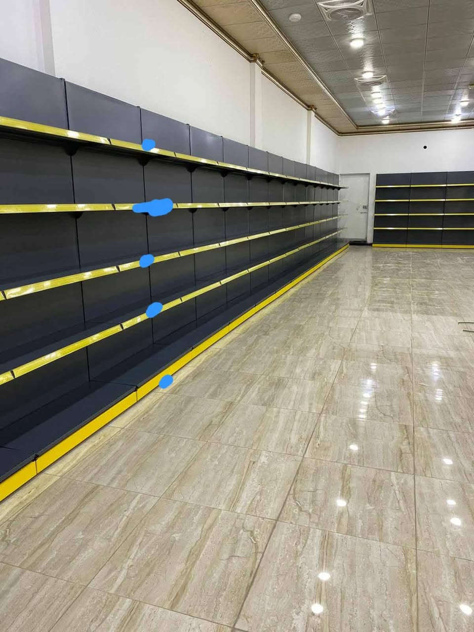 (متوفر نظام الاقساط الاقساط ماستر الرافدين حصرا)
بيع وشراء الرفوف المستخدم والجديد 
        الجديد بسعر الجمله 
العنوان .بغداد .معارض جكوك
*********** وتساب
           جمله مفرد 
توصيل جميع المحافظات 
مستعدون تجهيز المخازن حسب الطلب
شراء تصفيات المخازن
البراد ٣ باب السعر مليونين ضمان سنتين
البراد ١ باب السعر ٤٠٠ الف ضمان سنتين
(صناعه ايراني) ضمان سنتين
