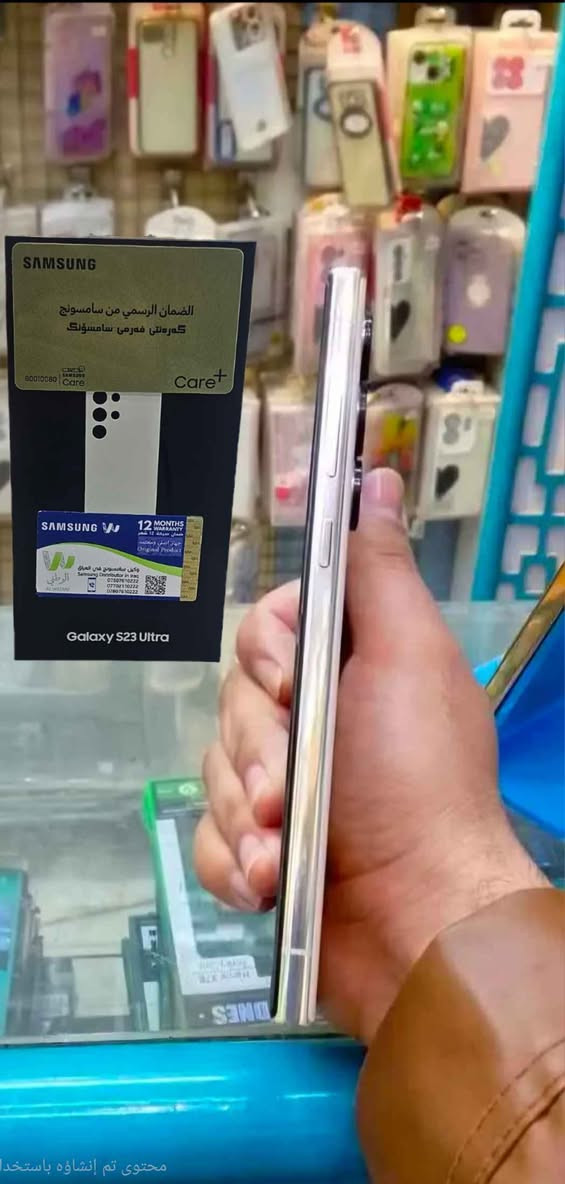 اس٢٣ الترا شرق اوسط خطين  ذاكره ٢٥٦ رام ١٢  لون ابيض مميز نظافه١٠٠/١٠٠ملحقات كامله
لايوجد توصيل 
العنوان . السماوه .شارع باتا.مركز تاج فون.
مقابل مجمع النخله .مجاورصيدليه النصر
*********** السماوا, المثنى
