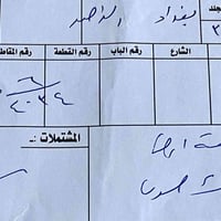 قطعة ارض للبيع مساحة 200متر واجهة 10نزال 20 منطقة 4000 محلة 211 للتواص...