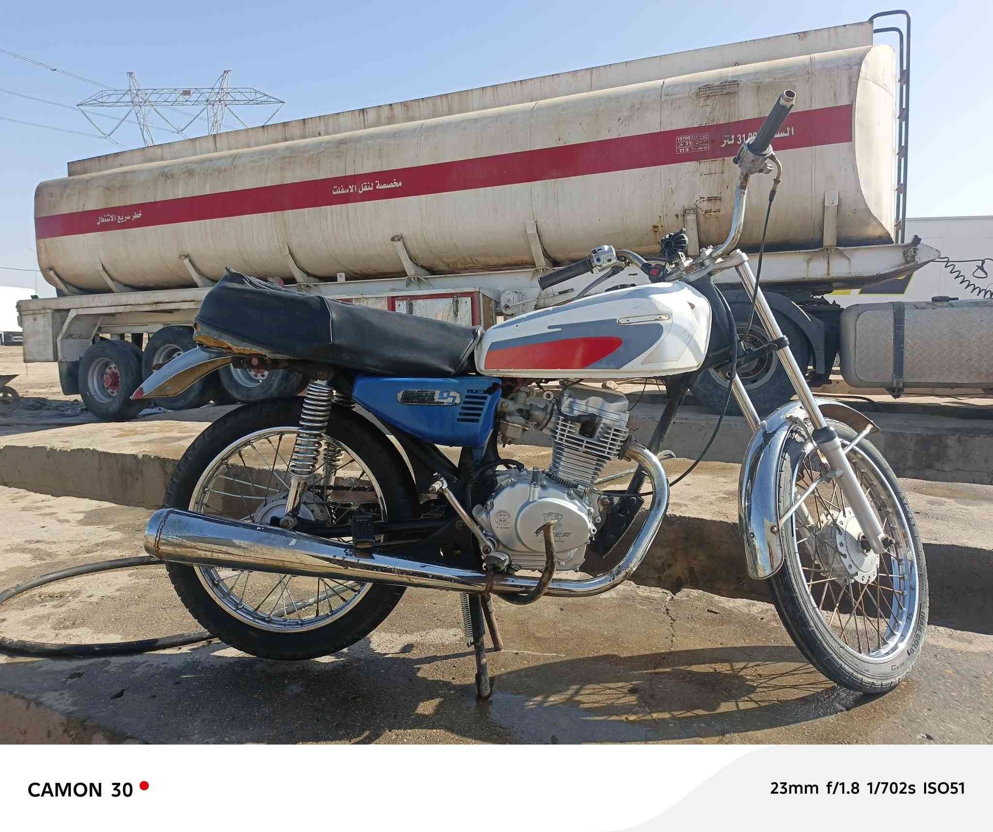 سلام عليكم شباب مره خصت الادمن
دراجه للبيع مكينه تايجر مكينه نضيفه مفتوحه بدون اوراق  
للاستفار ***********
السعر 450 قفل
