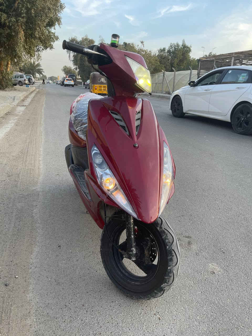 سلام عليكم ماكس مضلع دراجه بلادي كهربايات كله شغاله
عنوان بغداد مشتل 
***********
