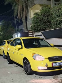 للبيع  (بيع مستعجل) اكسنت 2010 ييه ضربيه من كدام بيه داخل كابون بيه   ...