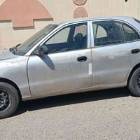 ورحمه الله وبركاته سيارة هونداي اكسنت نجدة موديل 1996 سنويه عظم عاج صا...