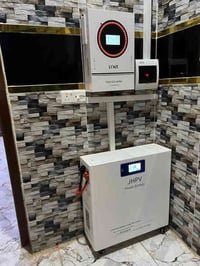 ألواح شمسية • بطارية ليثيوم 16KW • ألواح لونجي