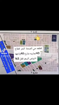 قطعه بالحر توزيع الموضفين الحر خلف المستشفى التركي مساحه 250متر واجهه ...