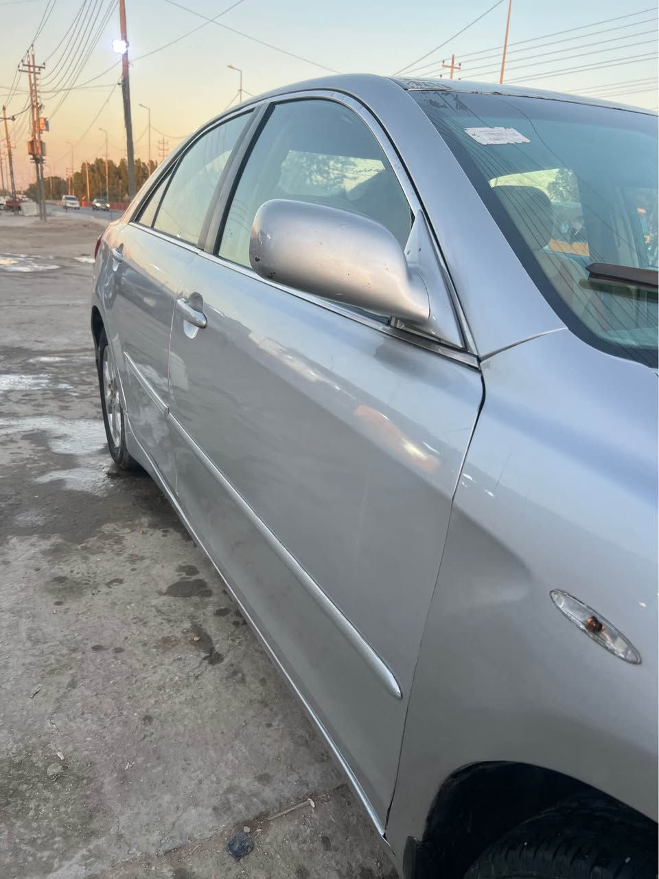 كامري 2007 خليجي رقم بصره سنويه لغايه 2029 مكينه وكير كفاله  حداده الكدام كله جديده الوره رايدله شويه كفاله من الضربه بيه صبغ اثر جراد تبريد ثلج سعر 77 مكاني المعقل *********** البصرة, العراق
