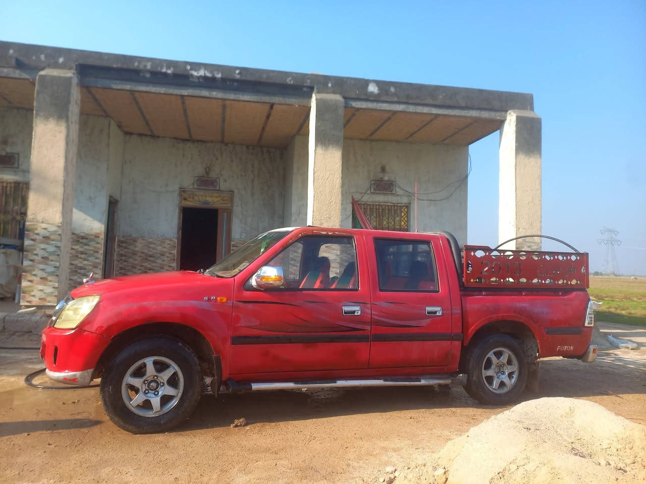 سلام عليكم 
بيكم فوتون 2013 رقم مثنى مكفوله من الحادث والتبديل تخم تاير كهربائيات شغاله سياره نضيفه المكان الديوانية قظاء الشنافية سعر 35 ورقه مع المجال مكلف بالنشر الخاص مغلق 🙅 للستفسار اتصل على ***********
