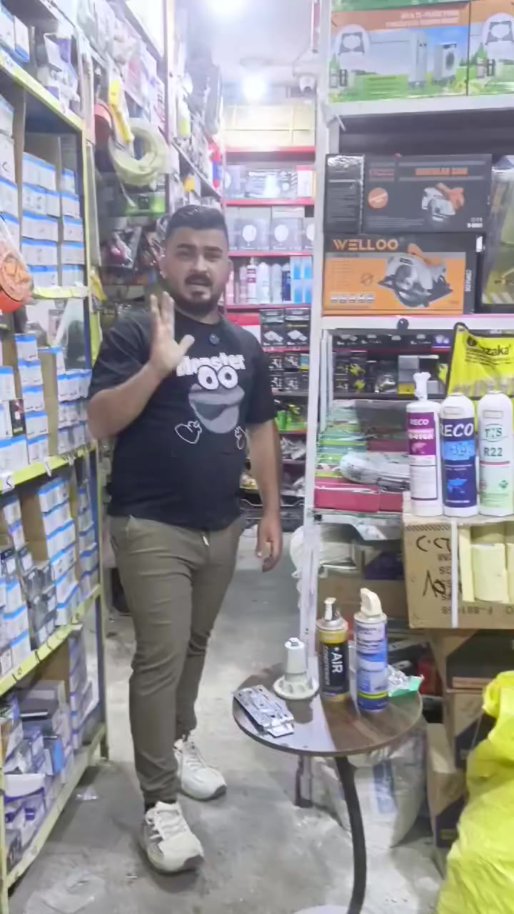 السلام عليكم
 بفضل الله 🤲🏻 تم وصول
#غاز R-410A (RECO): الأداء الأقوى للسبالت الحديثة، صديق للبيئة وكفاءة تبريد عالية.
​غاز R-22 (TNS): الغاز الموثوق للسبالت والمكيفات التقليدية بضغط مثالي.
​غاز R-134a (ECO): الحل الأمثل لثلاجات ومكيفات السيارات، أداء مستقر وحماية للضاغط.
​لماذا تختار غازاتنا؟
​✅ جودة أصلية: غازات نقية تضمن لك برودة "تثّج" بأقل استهلاك للطاقة.
✅ أحجام متنوعة: عبوات سهلة الاستخدام للفنيين وللاستخدام المنزلي.
✅ حماية لجهازك: غازات مطابقة للمواصفات العالمية تحافظ على الكمبريسور من التلف.
لماذا يُنصح بهذا الباندج؟
​✅ حماية قصوى: يحمي عوازل الأنابيب (البواري) من التآكل بسبب أشعة الشمس والرطوبة.
✅ ثبات عالي: مادة لاصقة قوية تضمن عدم فكه مع مرور الوقت أو تقلبات الجو.
✅ مرونة في التركيب: سهل اللف والتشكيل لضمان تغطية كاملة واحترافية.
✅ جودة أصلية: "الدرجة الأولى والمضبوط" الذي يبحث عنه كل فني محترف.

ثبّت السبلت وارتاح من الرجة والضجيج! ❄️🛠️
​هل تعاني من اهتزاز القطعة الخارجية للسبلت؟ أو تبحث عن قاعدة قوية تتحمل الظروف الجوية وتضمن استقرار الجهاز؟
​وفرنا لكم رجل قاعدة السبلت (للقطعة الخارجية) بمواصفات "درجة أولى" وأصلية:
​مميزات المنتج:
​✅ متانة عالية: مصنعة من مواد قوية تتحمل أوزان السبالت الضخمة.
✅ امتصاص الاهتزاز: تصميم هندسي يقلل من ضجيج الكمبريسور ويمنع الرجة.
✅ مقاومة للظروف الجوية: لا تتأثر بالحرارة العالية أو الرطوبة، مما يطيل عمر القاعدة والجهاز.
✅ سهولة التركيب: تأتي مع كافة البراغي والنتات اللازمة لتثبيت محكم.
#محلات_صبيح_ابو_علي 

عنوانه ظمانٱ🍋🍋
#تاريخ2026/3/31
#بعرض #خاص
انسب العروض الدينا 
#محلات_صبيح_ابو_علي 
#السنا الوحيدون الكنآ المميزون
==========================================
#العنوان /#بغداد / #الكريعات #الكويتي
#قرب المجلس البلدي
#قرب محل فخري ابو الفلافل🧆🧆🧆
 
#محلات صبيح ابو علي 
#يوجد خدمه توصيل داخل المنطقة.

#توصيل #المحافظات 5000 #وداخل #بغداد 5000
🚕🚕🚕🚕🚕🚕🚕🚕🚕🚕🚕🚕🚕🚕🚕🚕

توفر الدينا خدمه توصيل مجاني داخل منطقة الكريعات و المناطق المجاوره 

ساعات العمل من 6:00 صباحا الى 11:50 مساء
تواصلوا معنا على الارقام ادناه الاتصال على الارقام التاليه
او مراسله على الواتس اب 
 *********** اتصل على الواتساب او الرصيد
   
https://vm.tiktok.com/ZS25j8MsL
