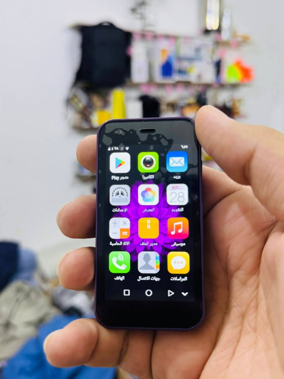 ايفون سمارت شكل ايفون 14 برو ✅
سيم كارت خط يدعم اتصال وانترنت✅
رام 32+ كارت خارجي 64 هديه✅
لمس سريع وكلشي شغال نضام اندرويد حقيقي مدعوم
فيس ايدي مدمج بالنضام وشغال في الأضاءه المتوسطه 
ويا ملحقاته كامله
السعر 45 🤩✅
واتساب أو خاص
***********
