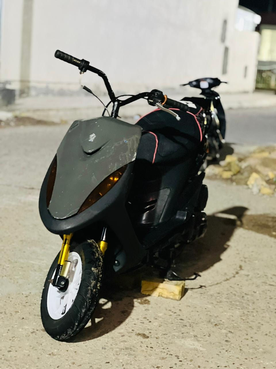 سلام عليكم شباب دراجه ماكس عدله لبيع بوشه 55 
دراجه مكفوله من كلشي مكان ميسان علي الشرقي ***********
