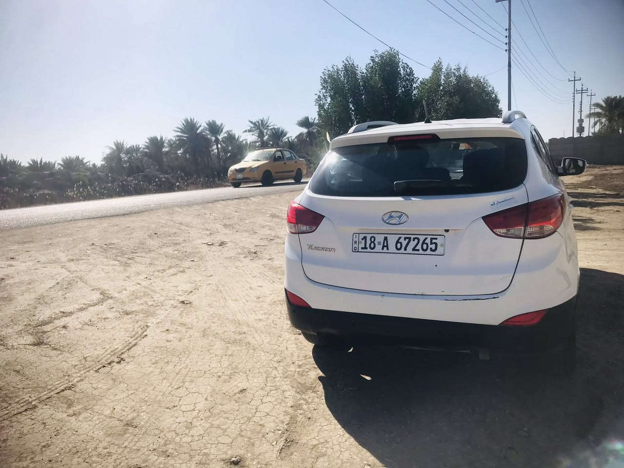 توسان 2015 خليجي 
جاهزه من حداديه وتخم تاير جديد ضررها جاملغ مصبوغ فقط وخدوش ورصعات السيارة بأسمي مكاني بابل سعرها ١٤٥ وبيها مجال 
***********
