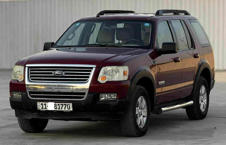 🚘 FORD EXPLORER XLT 🚘
فورد اكسبلور مديل 2007 محرك 6 سلندر رقم بغداد تحويل مباشر مواصفات نص فول XLT بدون حادث صبغ حزام للجمالية 5 راكب تفاصيل اكثر 
للاتصال : ***********
العنوان بغداد البياع
