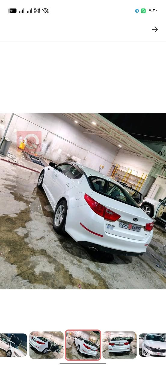 اوبتما وارد امريكي GDI 2400 موديل 2015 ابيض صدفي رقم
واسط (نص فول) حادثها خفيف موضح بالصور وماشيه 139 ميل
المحرك: 2.4 لتر، DOHC GDI
Theta II، بنزين، 4 سلندر

ABS + EBD (نظام الفرامل
المانعة للانغلاق مع توزيع قوة الفرملة)
نظام التحكم بالثبات (ESC)
مانع تشغيل عند محاولة السرقة
(Immobilizer)
الراحة والتقنيات:
تكييف يدوي
مقاعد قماش
نوافذ كهربائية
مرايا جانبية كهربائية قابلة للطي
مقود متعدد الوظائف مع تحكم
بالنظام الصوتي
نظام صوتي مع 6 سماعات +
منفذ USB/AUX وبلوتوث
الخارجية:
أضواء أمامية هالوجين
مصابيح LED خلفية
إشارات بالمرايا الجانبية

السعر 118
للتواصل ***********
