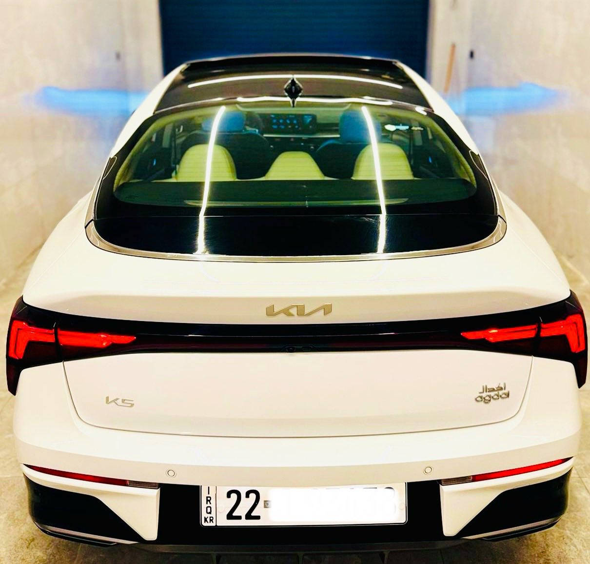 بسم الله الرحمن الرحيم

كيا K5 خليجي 2024 ضمان شريكة (5) سنوات
عنوان:.السليمانية 
محرك:.2500
ماشي:.20,000KM

رقم صاحب سيارة:. ***********

مواصفات :.

بانوراما 
بصمة
شغال (تشغيل عن بعد)
شاشة حجم كبير 
شاشة الكترونية 
كشن جلد 
كشن كهرباء 
مري شفط 
ويل كروم
داخل بيجي 
ليد أمامي و خلفي 
حساس أمامي و خلفي 
تبريد قطعتين 
صندوك ذكي 
درايف مود 
تحكم و تعديل سرعة 

تحويل وكالة نفس اليوم 
رقم و سنوية جديد 
رقم اربيل دولي 

عنوان السليمانية 
رقم صاحب السيارة:.***********
